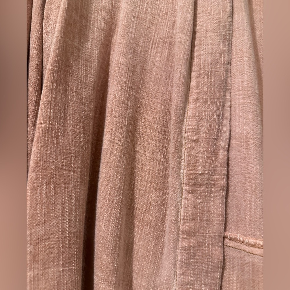 Orange / Salmon Button Down Top - Picture 2 of 6